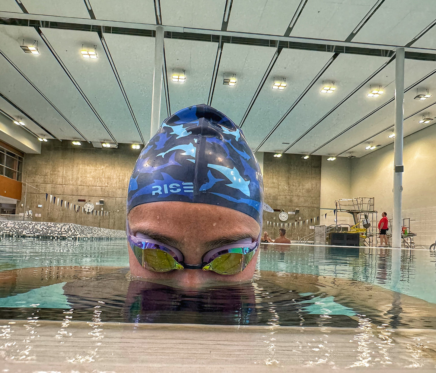 Malpelo Shark Swimming Cap