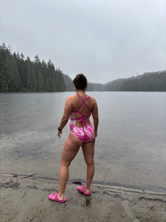 Tie Back Pink Blossom